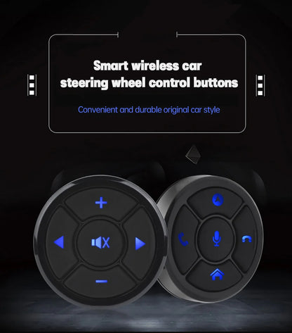 AD Wireless Car Steering Wheel Control Button 10 Key for Car Radio DVD GPS Multimedia Navigation Head Unit Remote Control Button