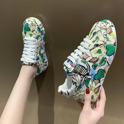 Women's Hand-painted Outdoor Casual Sneaker