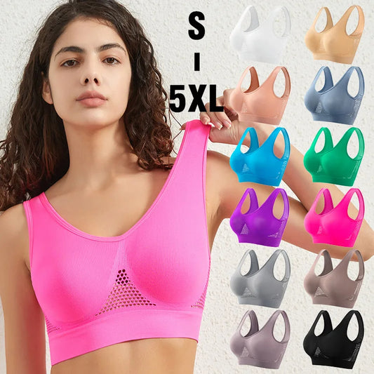 Bras For Women Sport, working Non-wire No Pad Crop Breathable