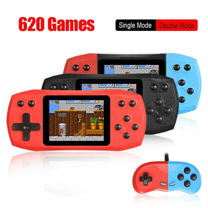 Retro Video Game Console Built in 620 Classic Games Portable Handheld Game Player Rechargeable Console AV Ouput