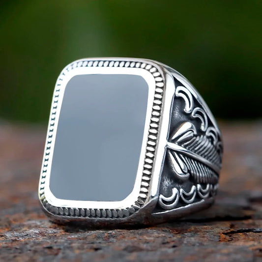 Stainless Steel Colorful Stone Trend Ring fashion High Quality