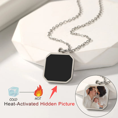 Personalized Heat-Activated Magic Necklace Customized photo