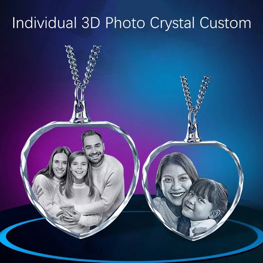 3D Custom Photo Necklace with Personalized Picture