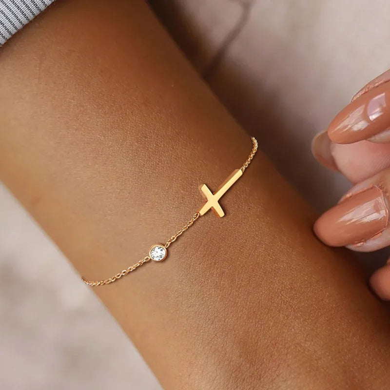 Trendy Cross Bracelet for Women