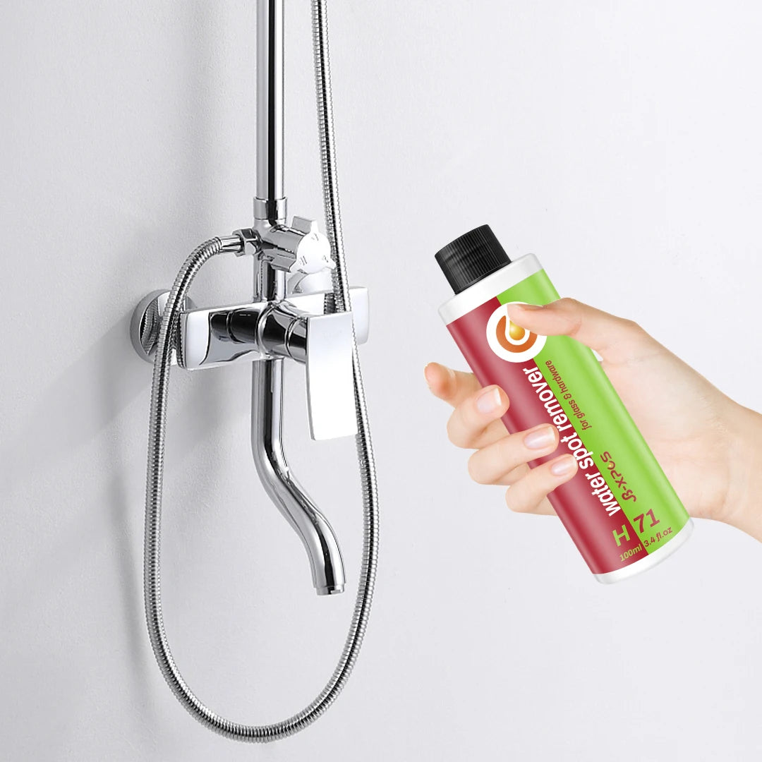 Bathroom Glass Cleaner Hard Water Spot Remover For Shower Door, Ceramic Tiles, Stainless Steel Powerful Descale