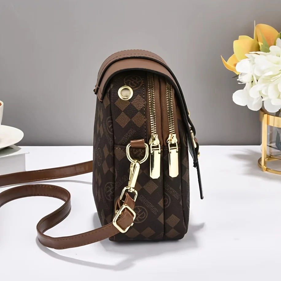 Women Bag Multi-layer Practical Small Crossbody Bag