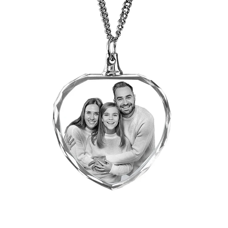 3D Custom Photo Necklace with Personalized Picture