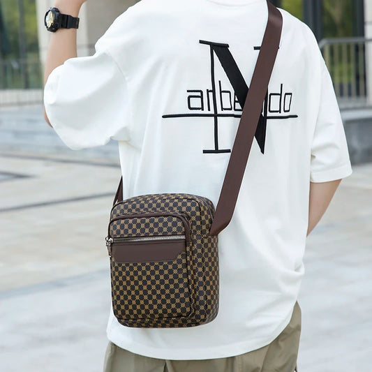 Men Shoulder Bag PU Leather Crossbody