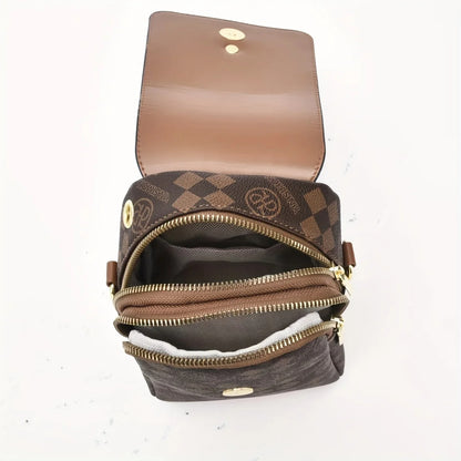 Women Bag Multi-layer Practical Small Crossbody Bag