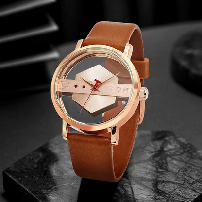 Quartz Watch Leather Watch Strap