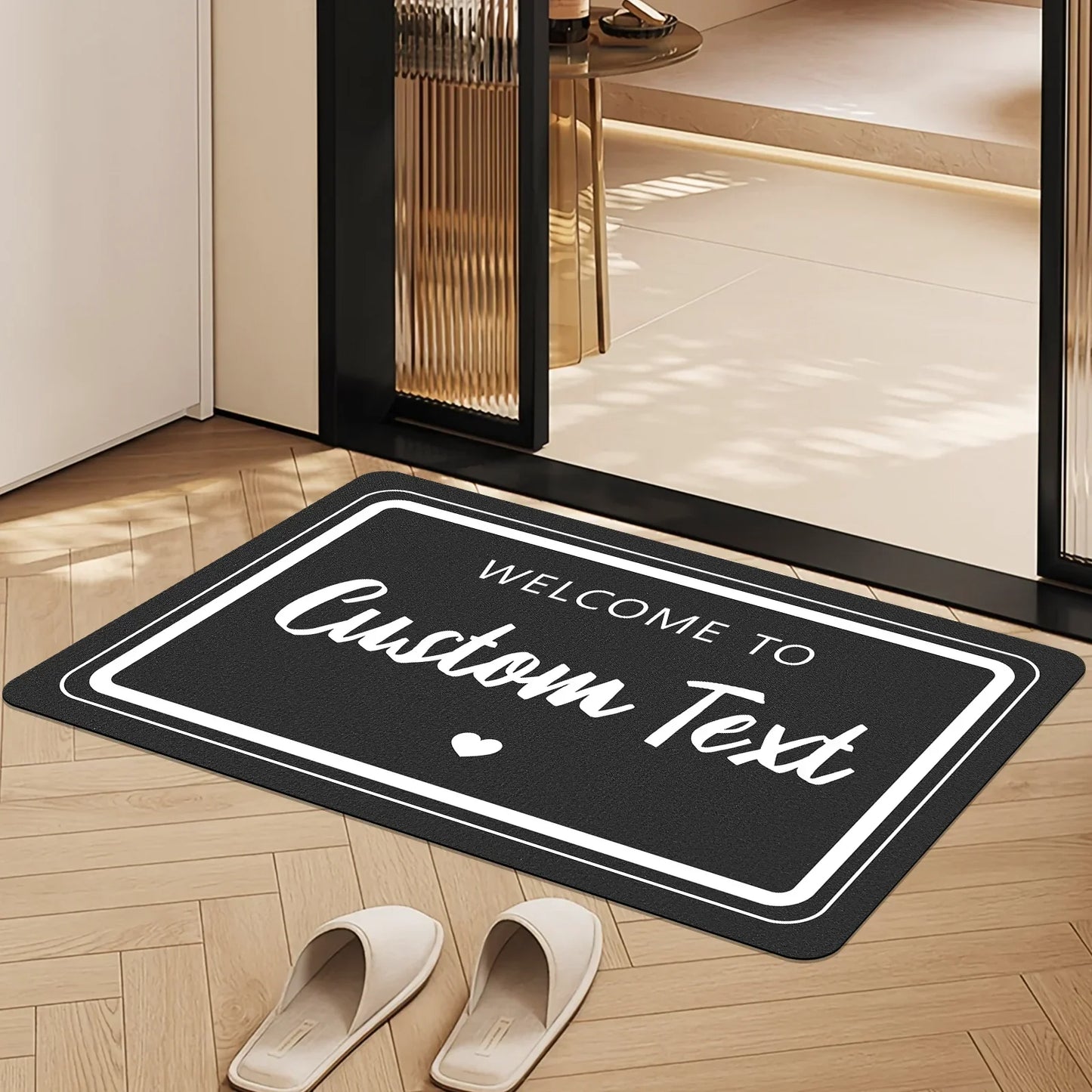 Personalized Doormat Custom Logo Mat Personalization Carpet Customized Welcome Rugs Customization Rug Entrance Floor Mat Gift