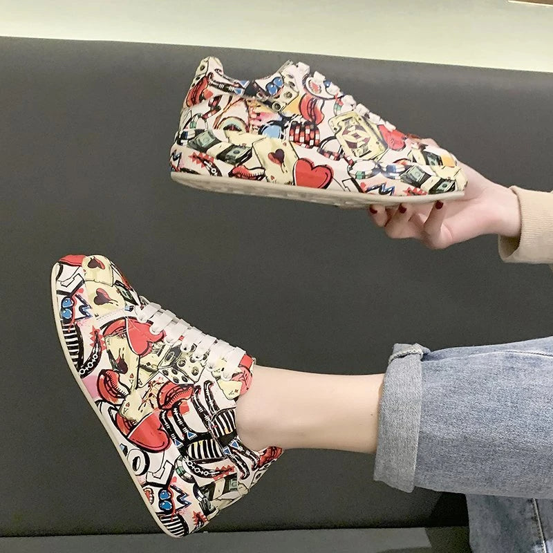 Women's Hand-painted Outdoor Casual Sneaker