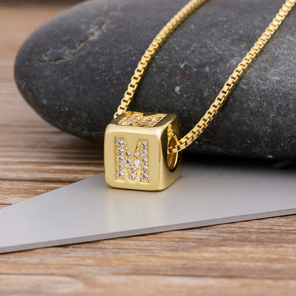 A-Z Letters Necklace For Women Initials Alphabet