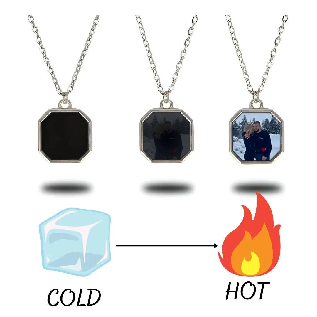 Personalized Heat-Activated Magic Necklace Customized photo