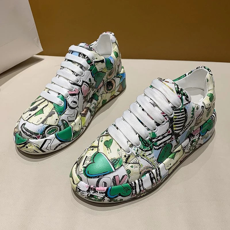 Women's Hand-painted Outdoor Casual Sneaker