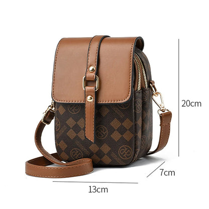 Women Bag Multi-layer Practical Small Crossbody Bag