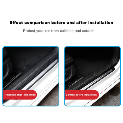 Universal Custom Car Door Sill For Car Model Scuff Plate Door Threshold Plate Sticker Car Styling Accessories