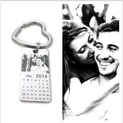 Personalized engraved photo keychain customize your photo