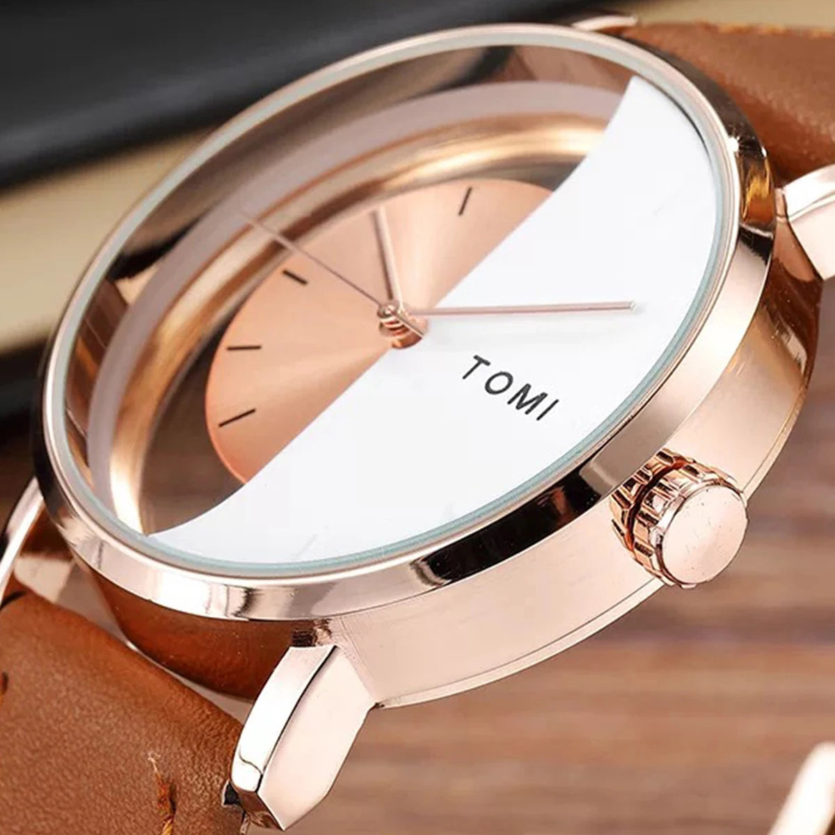 Quartz Watch Leather Watch Strap