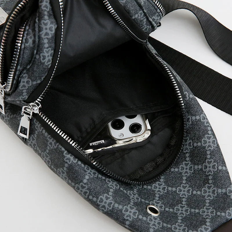 Multifunctional  Shoulder Bag and Crossbody Bag  with Headphone Hole