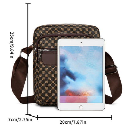 Men Shoulder Bag PU Leather Crossbody