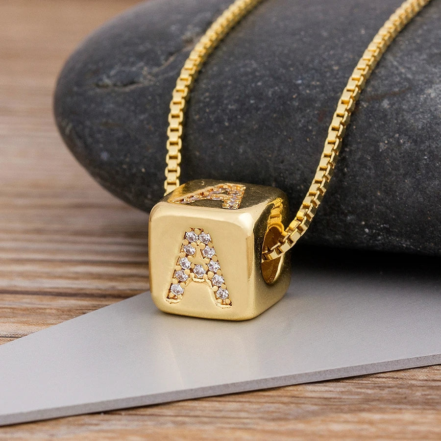 A-Z Letters Necklace For Women Initials Alphabet