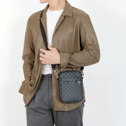 Men Shoulder Bag PU Leather Crossbody