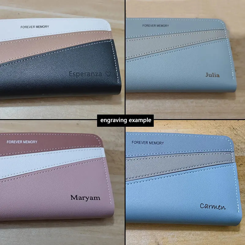 Women Engraving Wallet