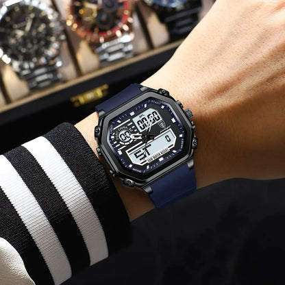 Wrist Watch Silicone Strap waterproof Quartz