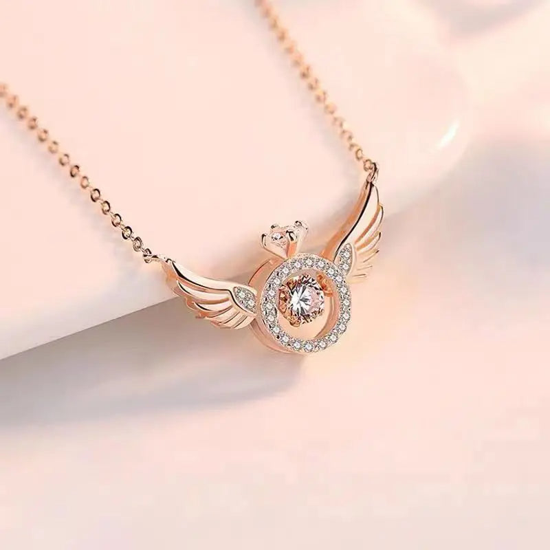 The Heart-beating Clavicle Chain with Smart Angel Wings