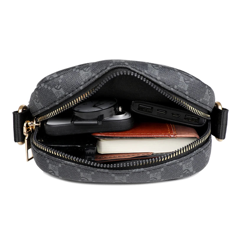 Men Shoulder Bag PU Leather Crossbody