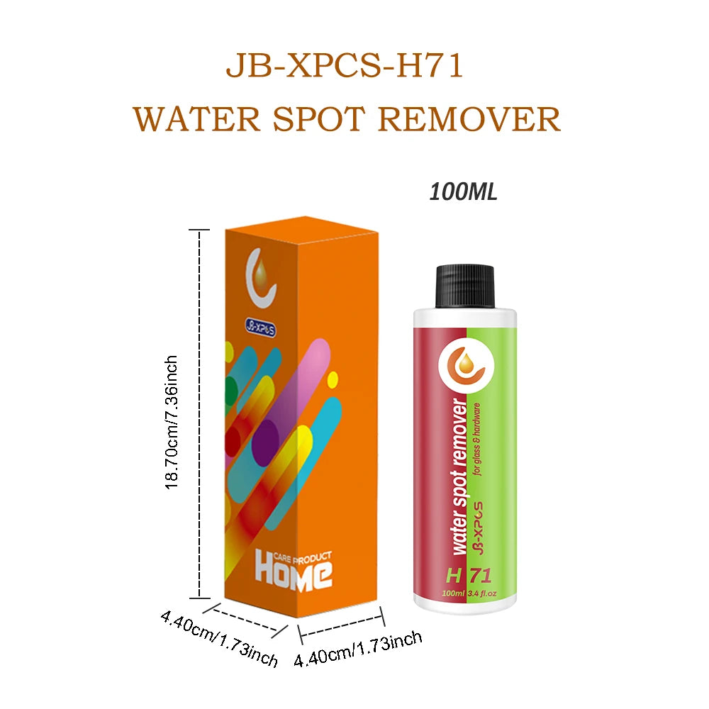 Bathroom Glass Cleaner Hard Water Spot Remover For Shower Door, Ceramic Tiles, Stainless Steel Powerful Descale