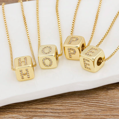 A-Z Letters Necklace For Women Initials Alphabet