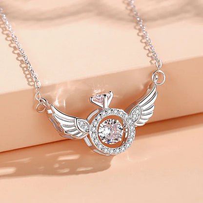 The Heart-beating Clavicle Chain with Smart Angel Wings