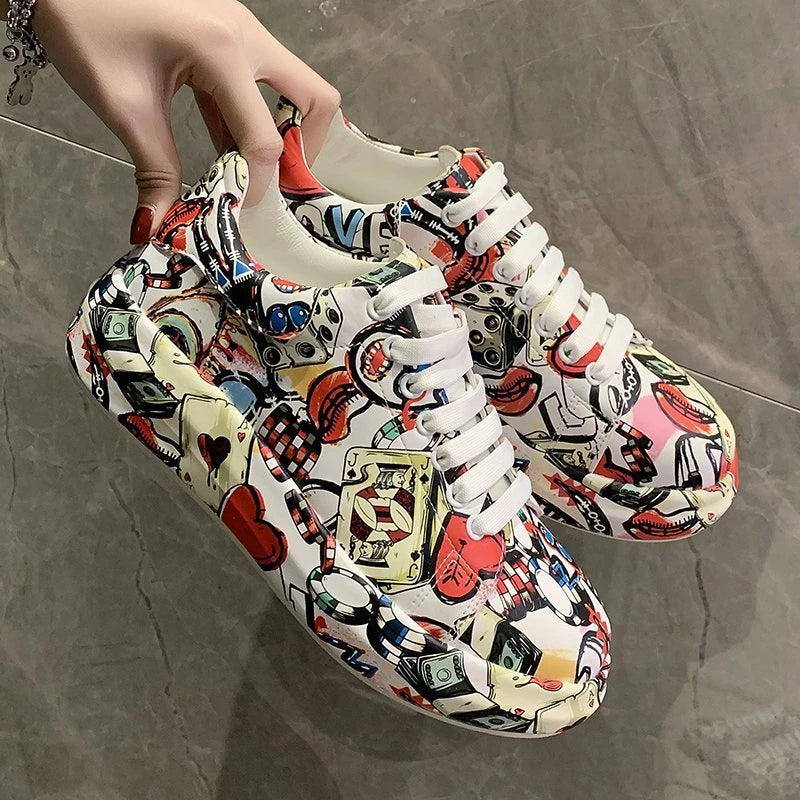 Women's Hand-painted Outdoor Casual Sneaker