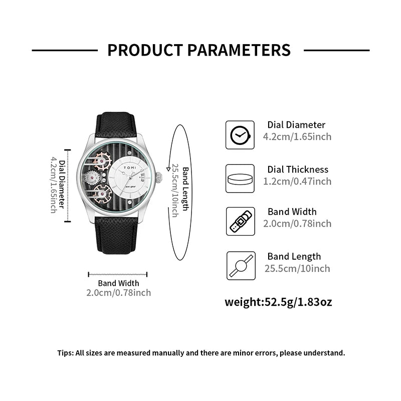 Automatic Quartz Watch with movement