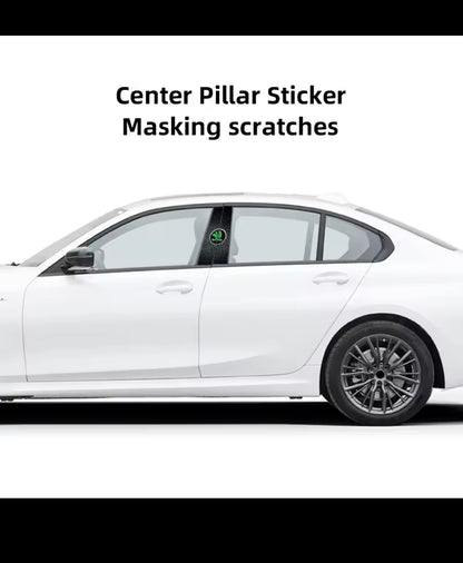 Car Emblem Center Pillar Sticker Auto Door Decorative Stickers