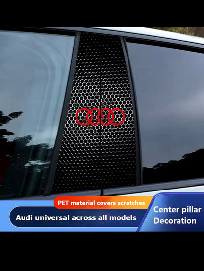 Car Emblem Center Pillar Sticker Auto Door Decorative Stickers