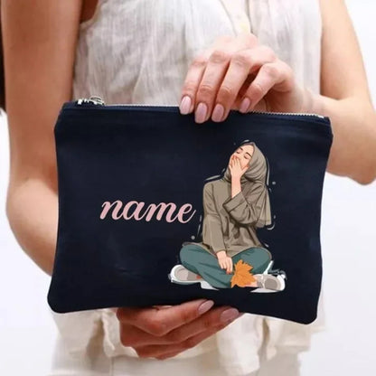 Personalized Makeup Bag with Name