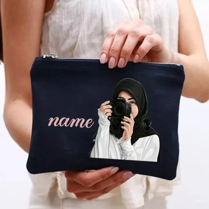 Personalized Makeup Bag with Name