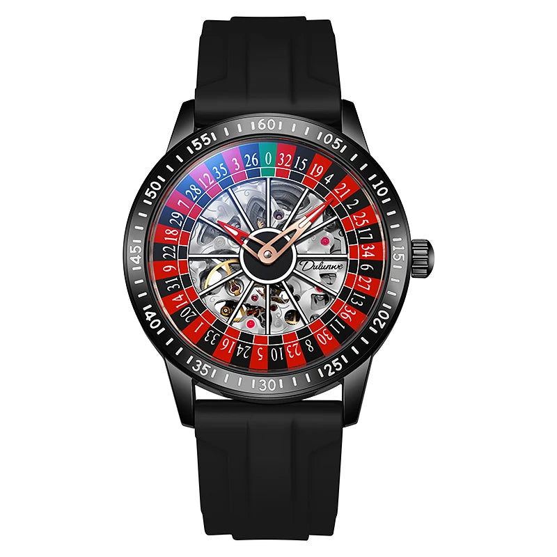 Automatic Skeleton Mechanical Watch Men's with movement