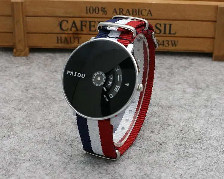 New Minimalist Style Rotary Quartz Watch Casual Fashion Versatile Style