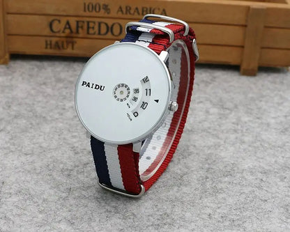 New Minimalist Style Rotary Quartz Watch Casual Fashion Versatile Style