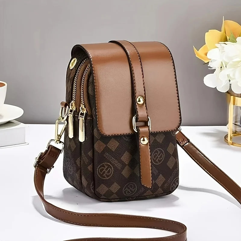 Women Bag Multi-layer Practical Small Crossbody Bag