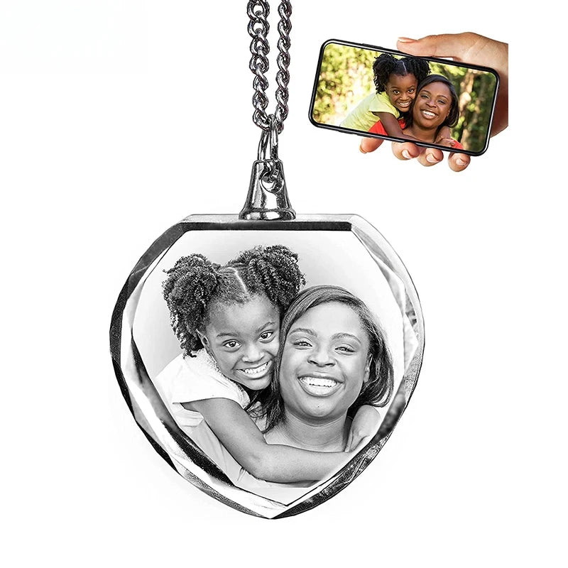 3D Custom Photo Necklace with Personalized Picture