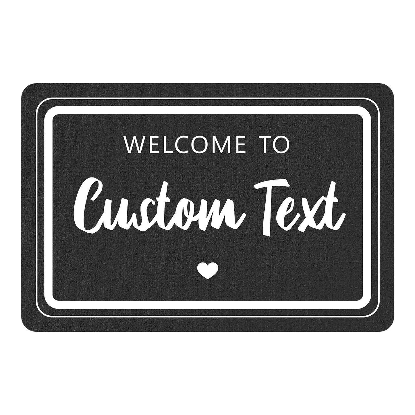 Personalized Doormat Custom Logo Mat Personalization Carpet Customized Welcome Rugs Customization Rug Entrance Floor Mat Gift