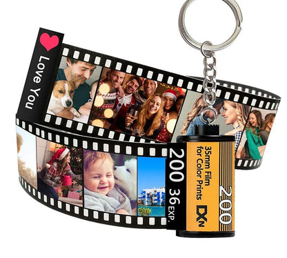 Customized Photo Picture Keychain Reel Album Photo Memory