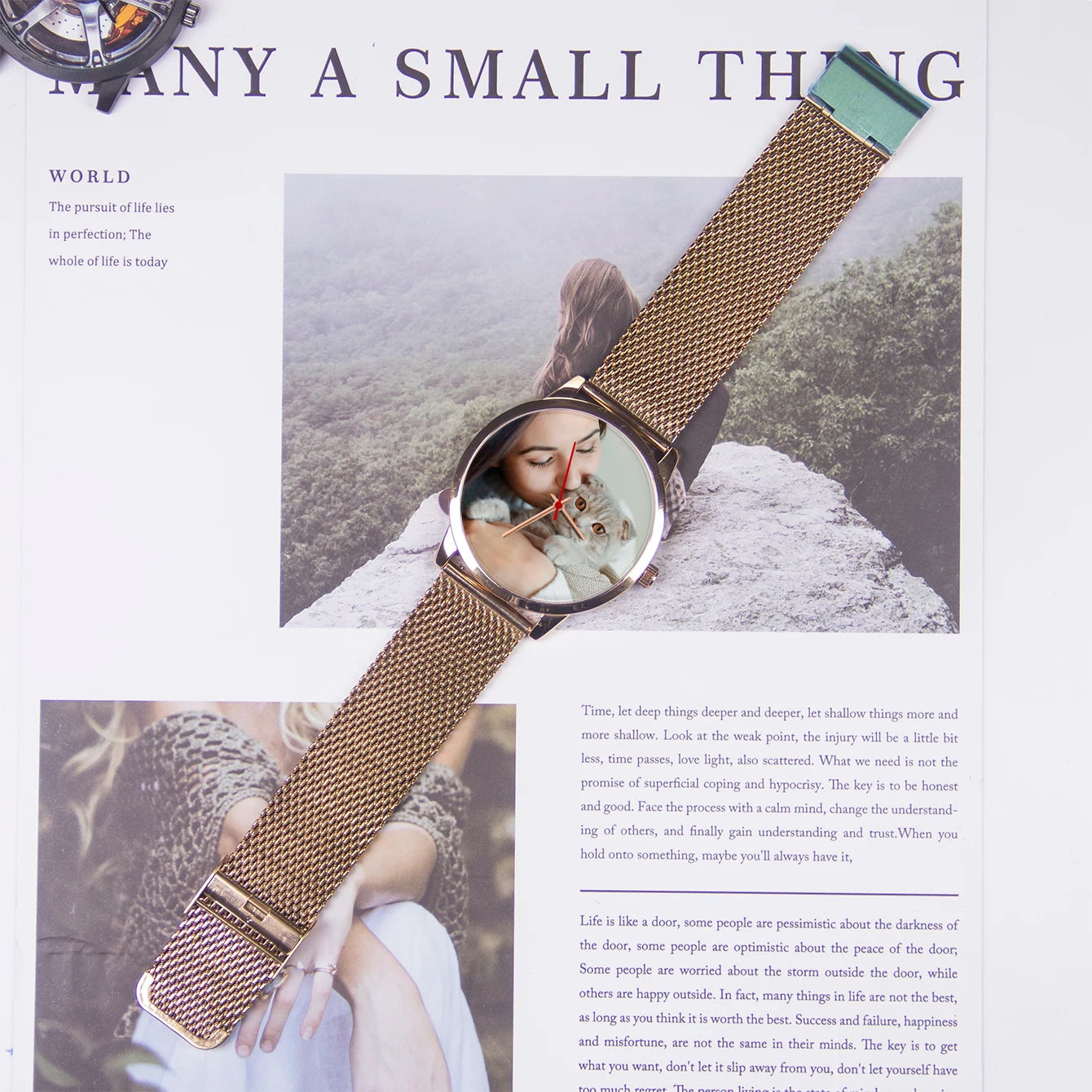 Custom  Watch Photo Wristwatch Customized