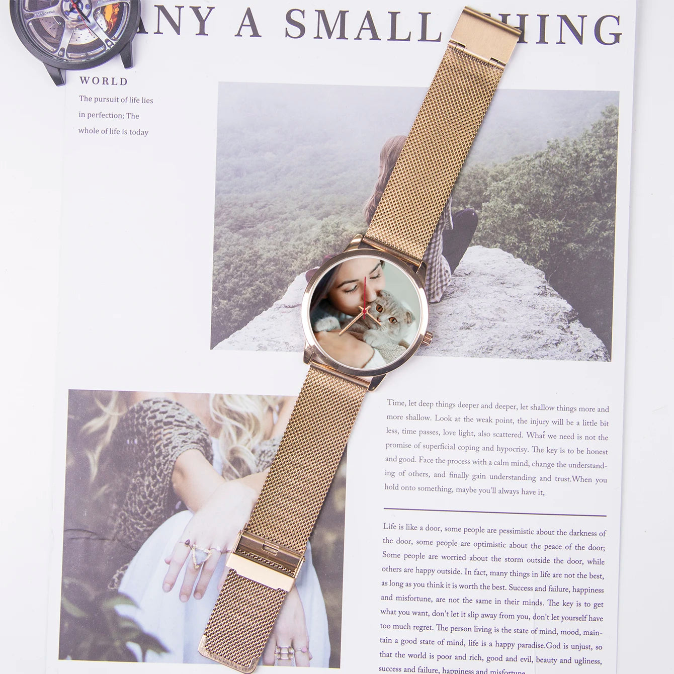 Custom  Watch Photo Wristwatch Customized