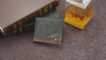 Name Engraving Men Wallets